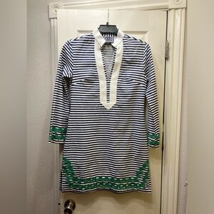 STS Sail to Sable Striped Longsleeve Dress